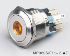 22mm 金属按钮开关MP022S/F11-△▲D